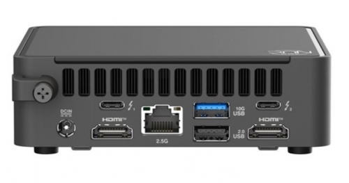 Computador mini ASUS NUC 15 Pro RNUC15CRKU506302 Ultra 7 225H RAM 16 GB SSD 512 GB sem SO preto, 90AS00L1-M005N0