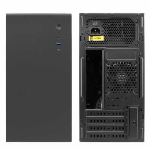 Caixa para PC Micro ATX M640C COOLBOX COO-PCM640C-0
