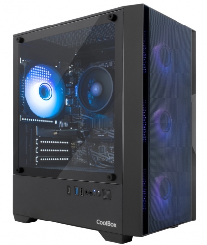 Caixa para PC para jogos GM220 MPFusion COOLBOX COO-CHA-GM220B-0