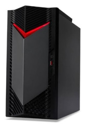 Computador Desktop Acer Nitro 50 N50-656 Gaming Core i5 16 1T RTX 5060 W11H Black , DG.E3UEB.014