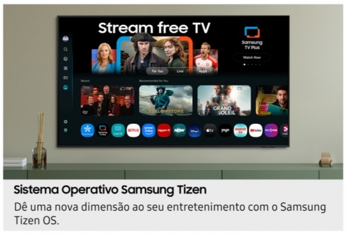 Smart TV 55" Crystal AI SAMSUNG LED UHD TU55U8005HUXXC