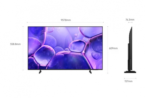 Smart TV 43" Crystal AI SAMSUNG LED UHD TU43U8005HUXXC