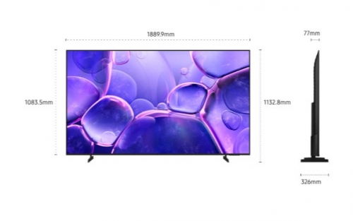 Smart TV 85" Crystal AI SAMSUNG LED UHD TU85U8005HUXXC