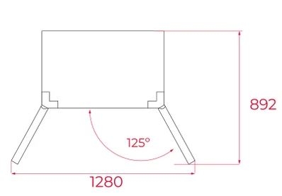 Frigorífico Americano Teka RFD 87870 SLN SG French Door No Frost 516L Stone Grey