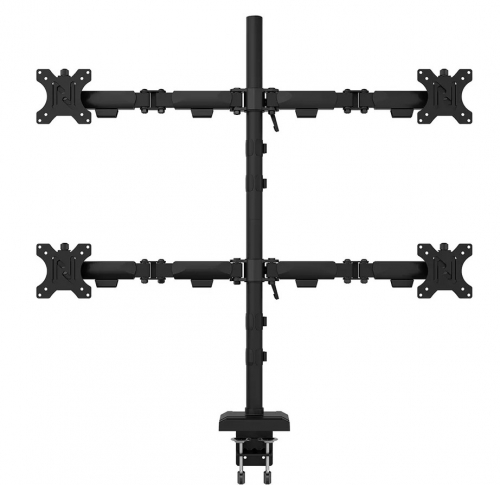 Suporte de Secretária Quadruplo para 4 Monitores 10" a 32" - Neomounts DS60-600BL2-2