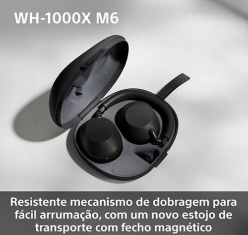 Auscultadores Noise Cancelling Bluetooth Sony WH-1000XM6L Azul Midnight , WH1000XM6L.CE7