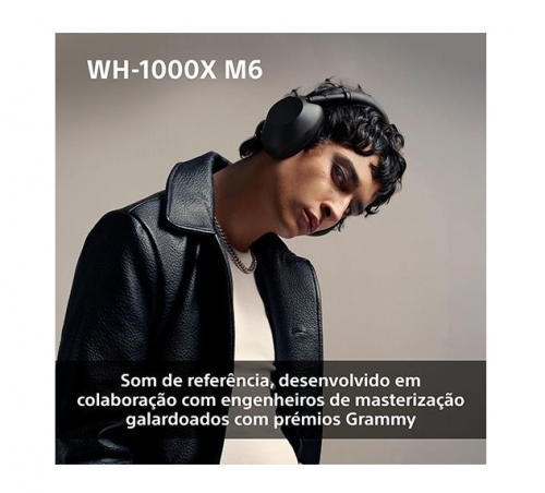 Auscultadores Noise Cancelling Bluetooth Sony WH-1000XM6S Prateado , WH1000XM6S.CE7