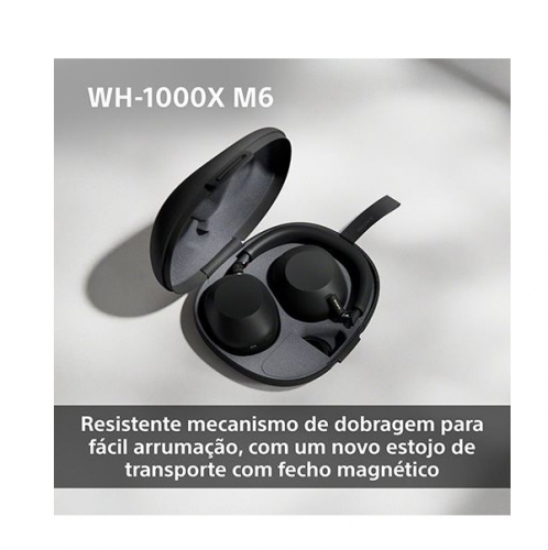 Auscultadores Noise Cancelling Bluetooth Sony WH-1000XM6S Prateado , WH1000XM6S.CE7
