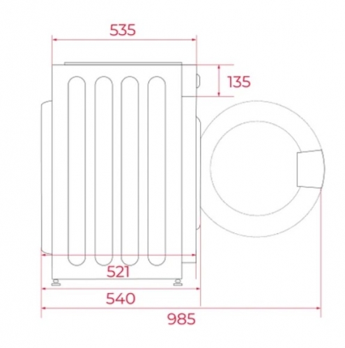 MÁQUINA LAVAR ROUPA ENCASTRE TEKA WMI4094AW 9KG 1400RPM 60CM