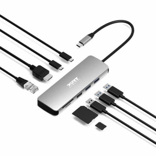 Port Designs Docking Station Type C 9 IN 1-1 x 4K HDMI - PD85W