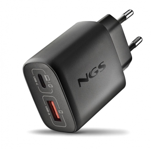 Carregador de Parede 45W USB-C + USB-A NGS EON 45W BLACK-B2C