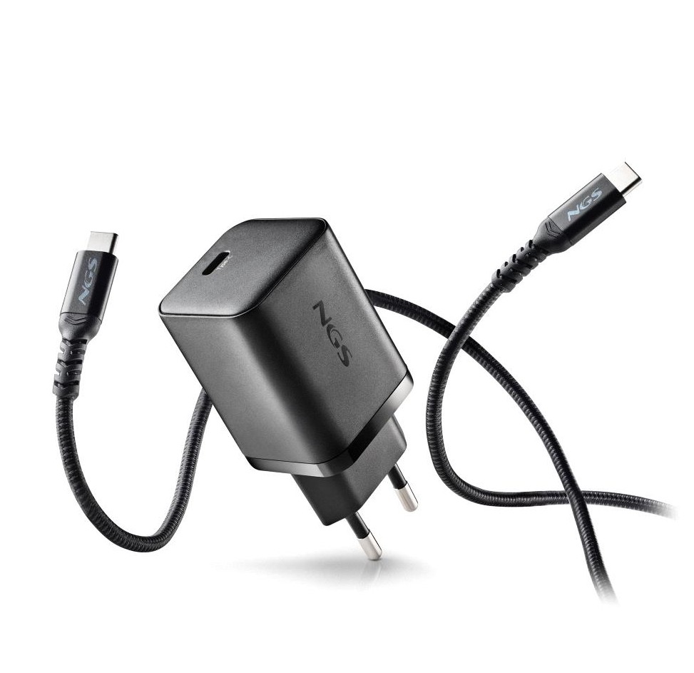 Carregador 65W + Cabo USB-C + 8 Conectores NGS BUD65W-H