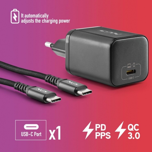 Carregador 65W + Cabo USB-C + 8 Conectores NGS BUD65W-AS