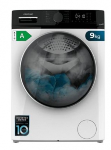Máquina de Lavar Roupa Cecotec Bolero DressCode 9610 Inverter 9 kg, 1400 rpm, Classe A