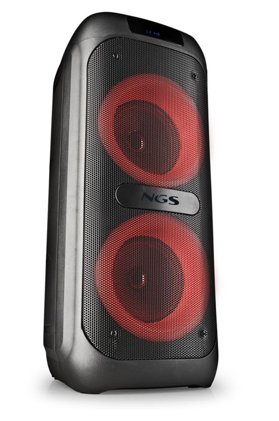 Coluna NGS WILDBANGER2 - Portátil Bluetooth 160W com RGB e Karaoke