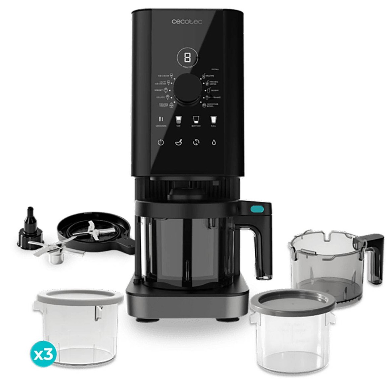 Máquina de Gelados Gelatec 1800 CECOTEC - A01_EU01_123709