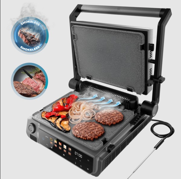 Grelhador Rock'nGrill 2000 Smash PerfectCook CECOTEC A01_EU01_109142