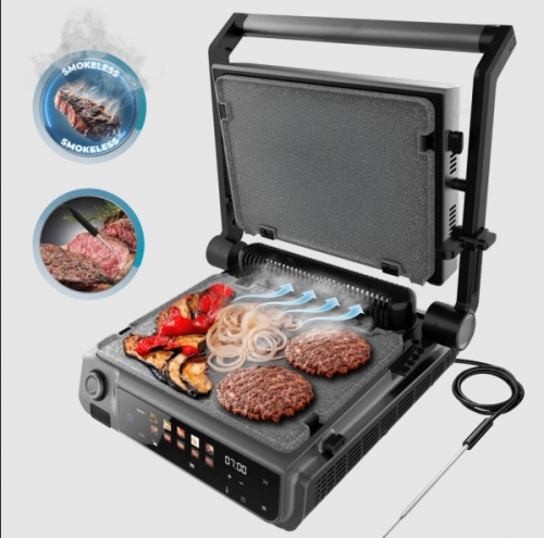 Grelhador Rock'nGrill 2000 Smash PerfectCook CECOTEC A01_EU01_109142