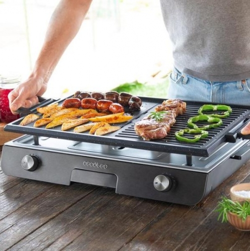 Grelhador Elétrico PerfectRoast 3000 Inox CECOTEC 03182