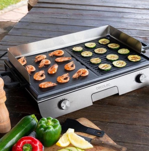 Grelhador Elétrico PerfectRoast 3000 Inox CECOTEC 03182