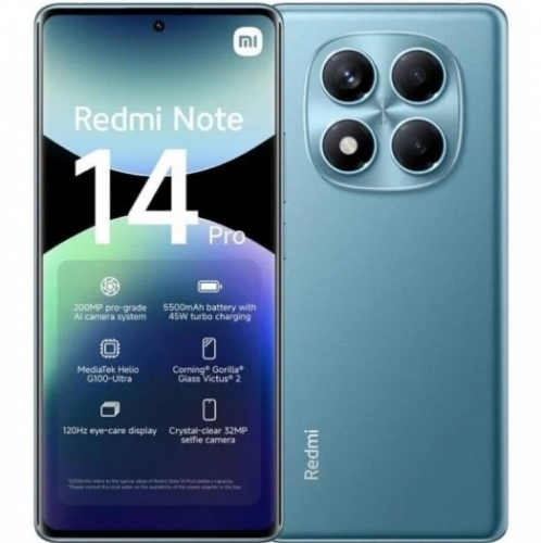 Smartphone Xiaomi Redmi Note 14 Pro 4G 6.67" Dual SIM 12GB/512GB Blue