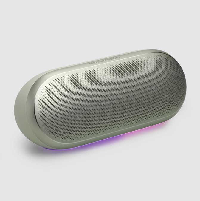 Coluna Harman Kardon Luna 2 - Bluetooth Portátil 40W RMS, Ice Mint - HKLUNA2MITEU