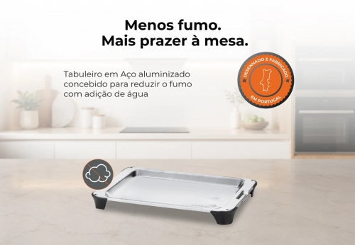 Grelhador Elétrico FLAMA HeatPro S 4222FL de Resistência 2000W