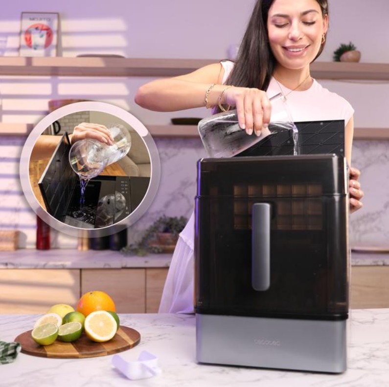 Máquina de Fazer Gelo Cecotec Chillin' Ice 2300, 23 kg/24 h, Depósito de Água 2 L, Capacidade de Gelo 1,8 kg, 250 W