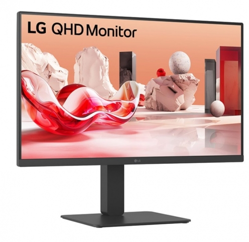 Monitor Profissional LG 27BA65QB-T – 27" QHD IPS – HDR10 – DCI-P3 90% – Ajustável em Altura