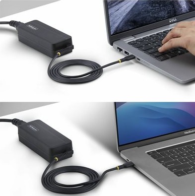 Carregador para Portátil StarTech.com USB-C GaN 140 W com Power Delivery 3.1, Preto – 1140LE-USB-C-CHARGER