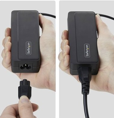 Carregador para Portátil StarTech.com USB-C GaN 140 W com Power Delivery 3.1, Preto – 1140LE-USB-C-CHARGER