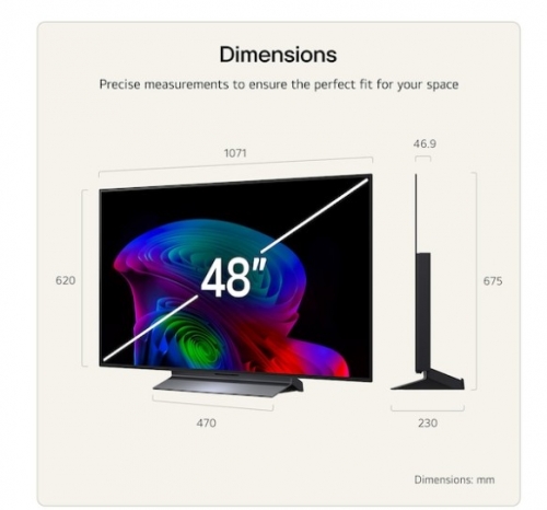 SMART TV 48" LG OLED48C6ELB UHD 4K