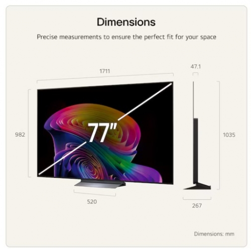 SMART TV 77" LG OLED77C64LA UHD 4K