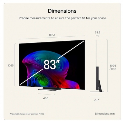 SMART TV 83" LG OLED83C6ELB UHD 4K