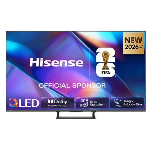 Smart TV Hisense 65A7S - 65" QLED 4K Ultra HD, HDR10+, 60Hz, HDMI/USB, Smart TV com IA