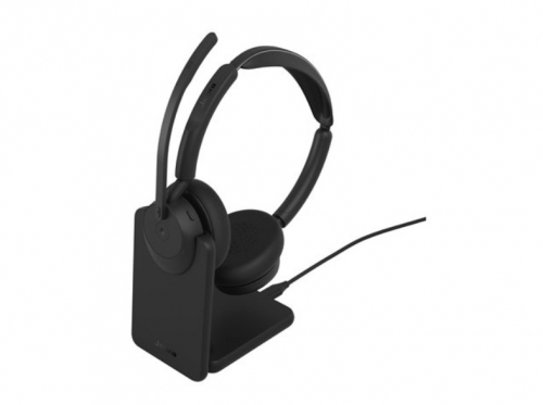 Auscultadores Jabra Evolve3 45 MS bluetooth sem fios, com cabo cancelamento de ruído activo - 34599-999-889