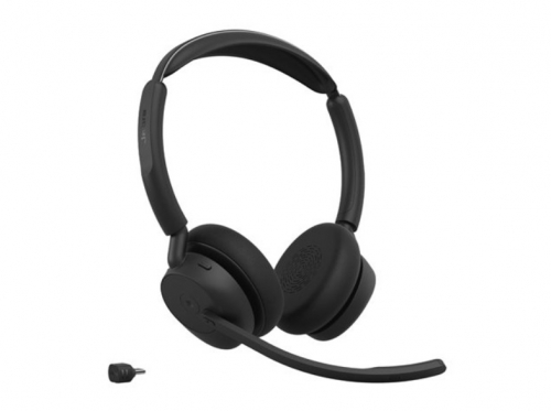 Auscultadores Jabra Evolve3 45 MS bluetooth sem fios, com cabo cancelamento de ruído activo - 34599-999-889