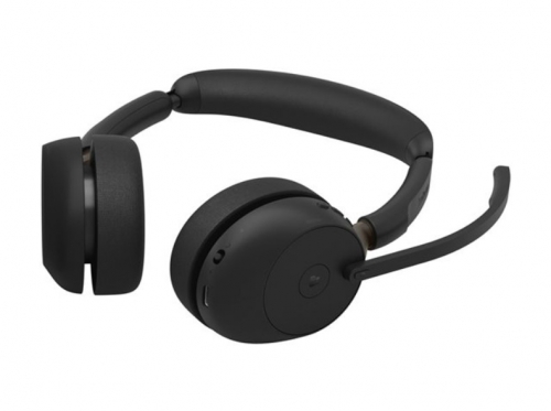 Auscultadores Jabra Evolve3 65 MS Stereo bluetooth sem fios, com cabo USB-C através de adaptador de Bluetooth, USB-C - 36599-999-899