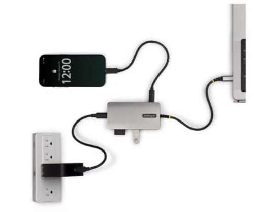 Hub / Adaptador Multiportas StarTech USB-C – HDMI 4K 60Hz – USB 10Gbps – 140W PD – GbE – SD/microSD – 305B-USBC-MULTIPORT