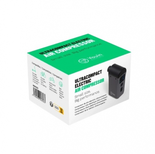 Compressor de Ar Elétrico YOUIN MA1023 - Ultracompacto 100 PSI, 500 mAh, USB-C