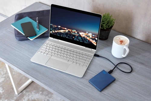 DISCO RÍGIDO EXTERNO PORTÁTIL WD MY PASSPORT USB-C 4 TB – COBALT BLUE - WDBGES0040BBL-WESN