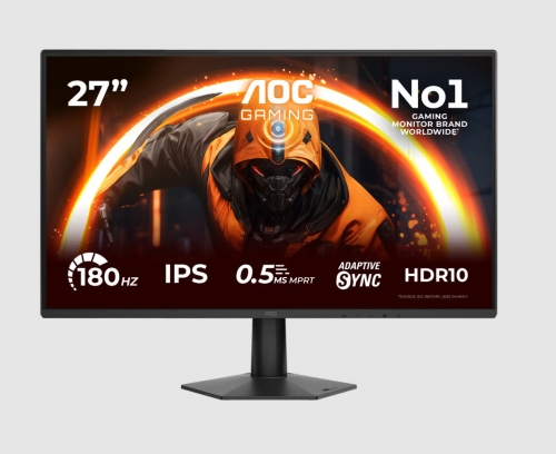 Monitor Gaming AOC 27G50F 27" – IPS, Full HD, 180 Hz, 0,5 ms, Adaptive Sync