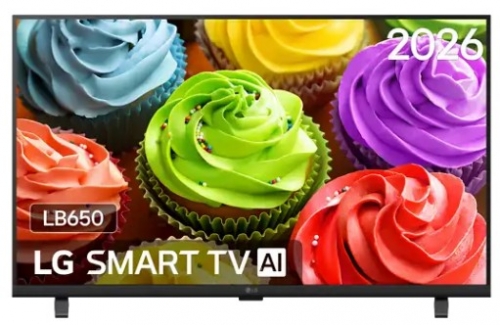 Smart TV 32" LG 32LB650B6LA.AEU LED a5 Gen9 AI HD WebOS26