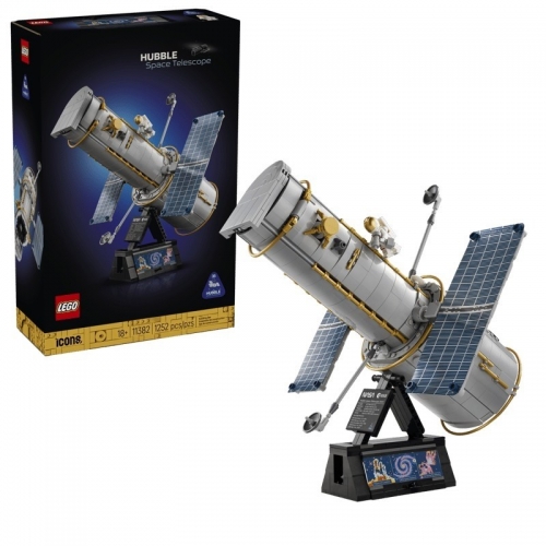 LEGO® Icons Telescópio Espacial Hubble (11382) – Uma Homenagem à Exploração Espacial