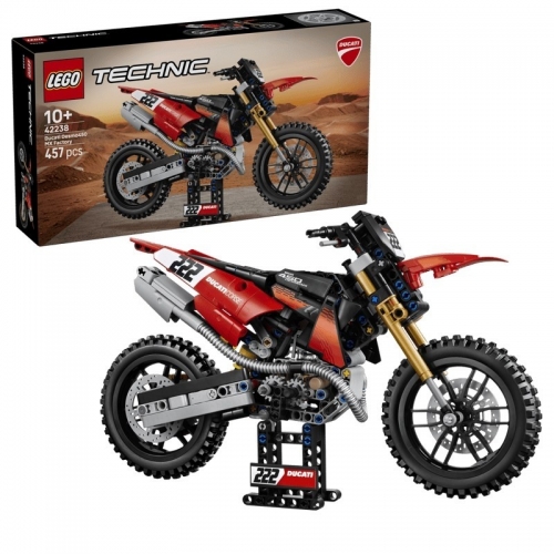 LEGO® Technic™ Mota Ducati Desmo450 MX Factory (42238) – A Emoção do Motocross em Construção LEGO®