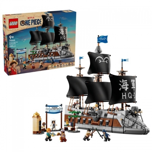 LEGO® ONE PIECE™ Navio de Guerra da Marinha do Garp (75646) – Uma Aventura Épica pelos Mares