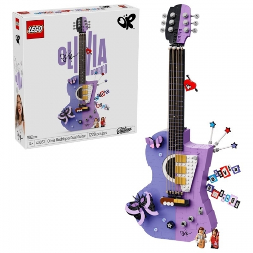 LEGO® Editions Olivia Rodrigo Guitarra Dupla (43031) – Constrói a Essência de Uma Superestrela da Música