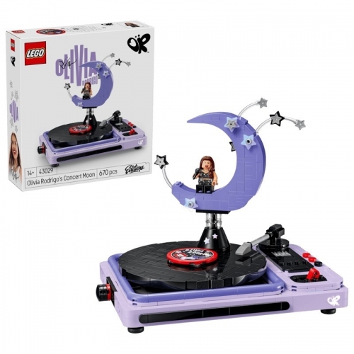 LEGO Editions Olivia Rodrigo's Lua dos Concertos 43029 – Um Momento Icónico da GUTS World Tour em LEGO