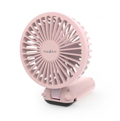 Ventoinha de mão Portátil Recarregável Nedis FNHH3PK – 5000 mAh, 6 Velocidades, Rosa (PACK 6) - FNHH3BOX3