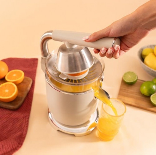 Espremedor Elétrico de Braço 1000 W – Cecotec Xqueeze RetroJuice 1000